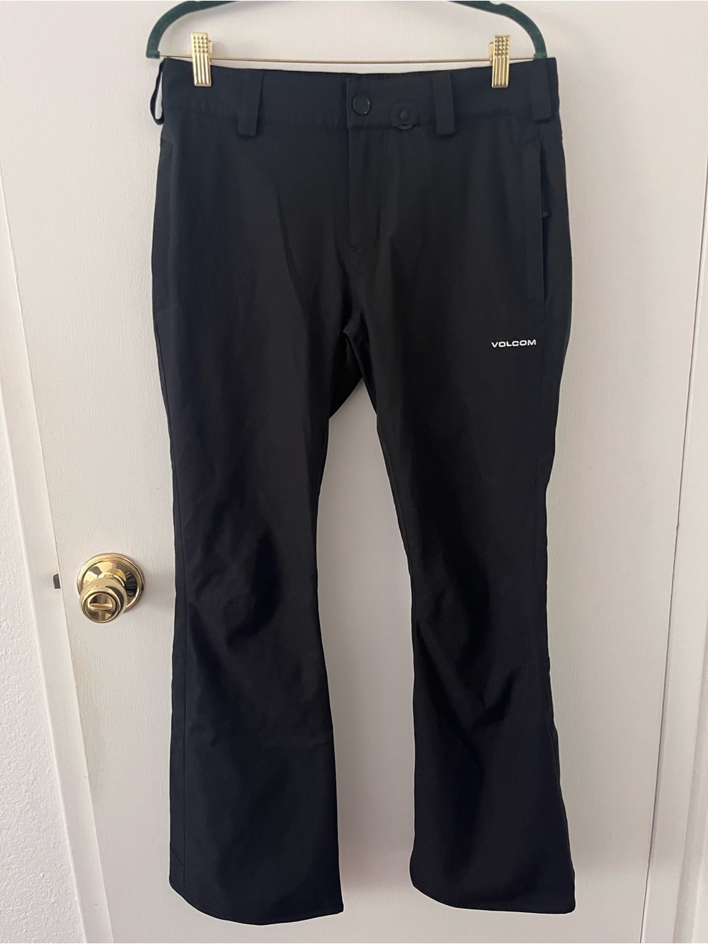 Volcom Men’s Klocker Tight Pant Snowboard Pants Black Size Small